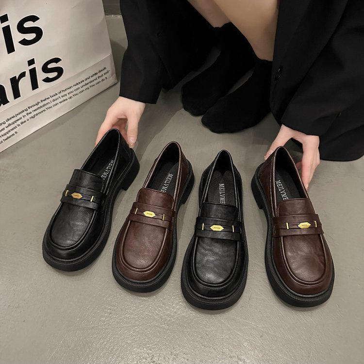 All-Match Soft Leather Commuter Shoes