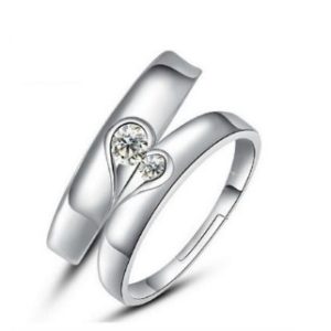 2436012080470.jpg Silver Heart Diamond Ring – Women’s Love Engagement & Wedding Band