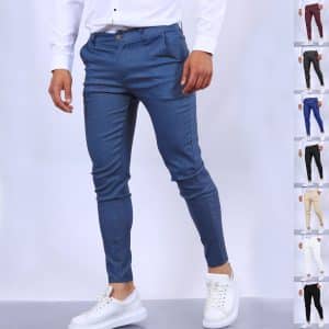 Men’s Slim Fit Office Button Trousers