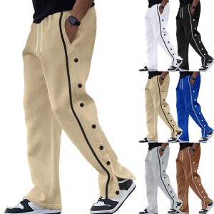 Men’s Casual Loose Straight Sports Trousers