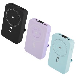 3-in-1 10000mAh MagSafe Power Bank with Built-In Cables