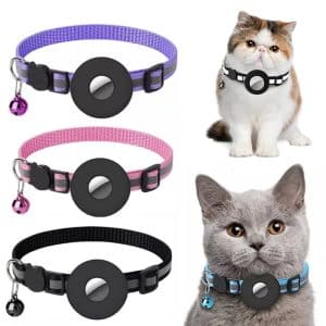 Reflective Waterproof AirTag Pet Collar Case