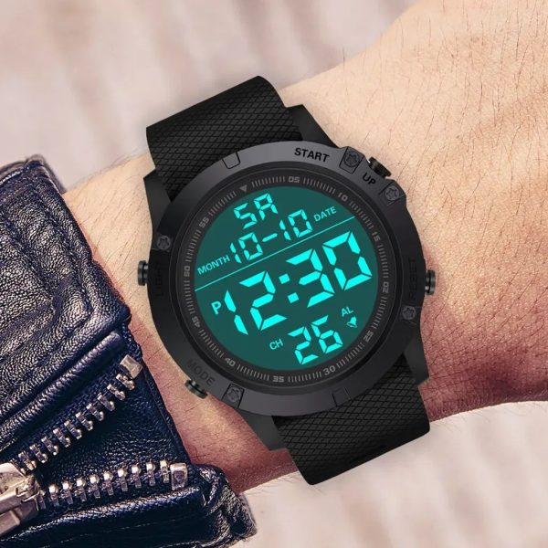 Military Digital Sports Watch – Waterproof LED Wristwatch for Men 28 bceb413d 6b91 484f 95d0 cbf7993a36e0