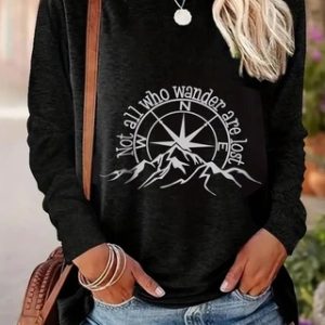 Women's Spring And Autumn Tops T-shirts