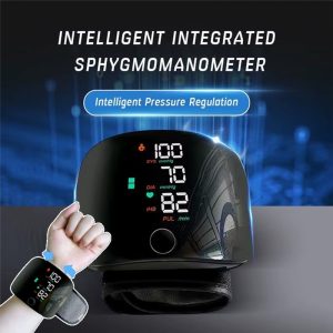 Rechargeable Wrist Blood Pressure Monitor with Touch Screen