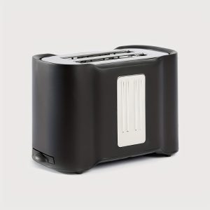 2-Slice Stainless Steel Toaster with Wide Slots