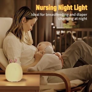 Baby Silicone Animal Touch Night Light (Rabbit/Elk)